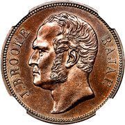 1 Cent - James Brooke Rajah obverse image