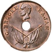1 Cent - Charles Brooke Rajah obverse image