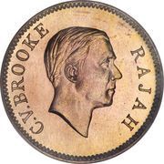 1 Cent - Charles V. Brooke Rajah obverse image
