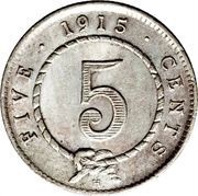 5 Cents - Charles Brooke Rajah reverse image
