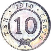 10 Cents - Charles Brooke Rajah reverse image