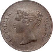 ¼ Cent - Victoria obverse image