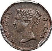 ¼ Cent - Victoria obverse image