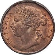 ¼ Cent - Victoria obverse image