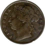 ¼ Cent - Victoria obverse image