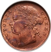 ¼ Cent - Victoria obverse image