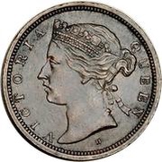 ½ Cent - Victoria obverse image