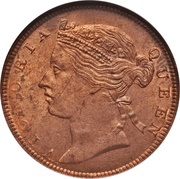 ½ Cent - Victoria obverse image