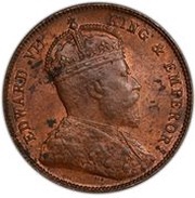 ½ Cent - Edward VII obverse image