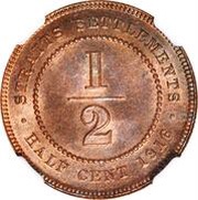 ½ Cent - George V reverse image