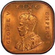 ½ Cent - George V obverse image