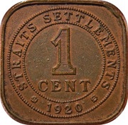 1 Cent - George V reverse image
