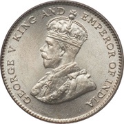 10 Cents - George V obverse image
