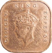 1 Cent - George VI small type obverse image
