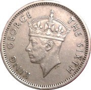 10 Cents - George VI obverse image
