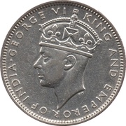 20 Cents - George VI obverse image