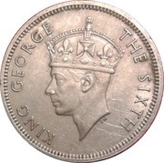 20 Cents - George VI obverse image