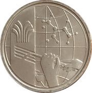 1 Ringgit - 100th Anniversary of Natural Rubber Production, Malaysia, 1977 reverse image
