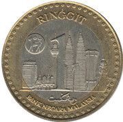 1 Ringgit Thomas/Uber Cup 2000 reverse image