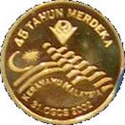 1 Ringgit - 45 years of independence obverse image