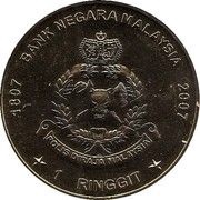 1 Ringgit - Agong XIII Malaysian Police Force obverse image