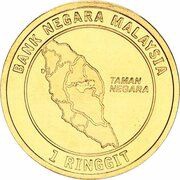 1 Ringgit - Agong XIV Taman Negara obverse image