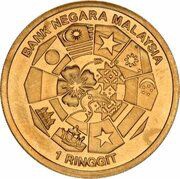 1 Ringgit - Agong XIV ASEAN obverse image