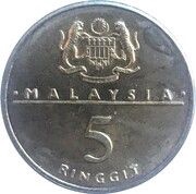 5 Ringgit - Commonwealth Heads of Government Meeting in Kuala Lumpur obverse image