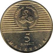 5 Ringgit - Agong IX Kuala Lumpur obverse image