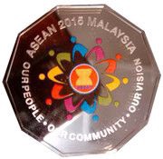 10 Ringgit ASEAN 2015, Malaysia, 2015 reverse image