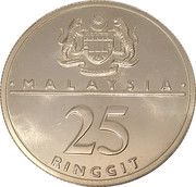 25 Ringgit Commenwealth Heads of State Meeting obverse image