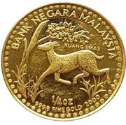 50 Ringgit Kijang Emas; 1/4 oz Gold obverse image