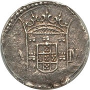 1 Tanga - Filipe III Goa mint; A M obverse image