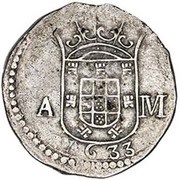 2 Tangas - Filipe III Goa mint; date obverse obverse image