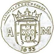 4 Tangas - Filipe III Goa; date obverse, AM obverse image
