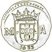 4 Tangas - Filipe III Goa; date obverse, MA obverse image