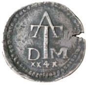 4 Tangas - Filipe III Goa mint; xx4x reverse image