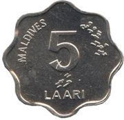 5 Laari FAO reverse image