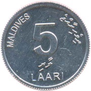 5 Laari reverse image