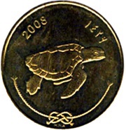 50 Laari magnetic reverse image
