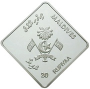 20 Rufiyaa Millennium obverse image
