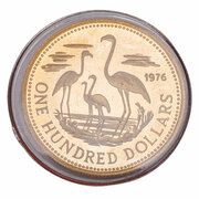 100 Dollars - Elizabeth II, Bahamas, 1974-1977 reverse image