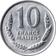 10 Francs Maliens reverse image