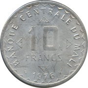 10 Francs obverse image