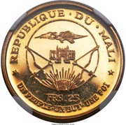 25 Francs Independence obverse image