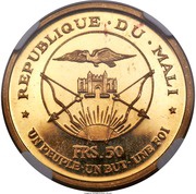 50 Francs Independence obverse image