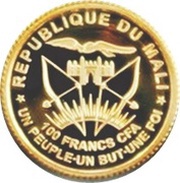 100 Francs CFA Richard von Weizsäcker obverse image