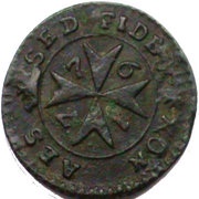 1 Grano - Emmanuel de Rohan, Malta, 1776 reverse image