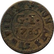 1 Grano - Emmanuel de Rohan, Malta, 1785-1786 reverse image