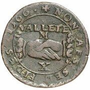 1 Carlino - Jean de Vallette obverse image